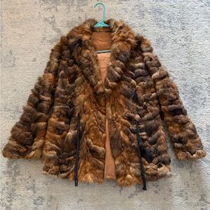 Women's Brown Faux-Fur Coat - Luxe Soft Pile Jacket